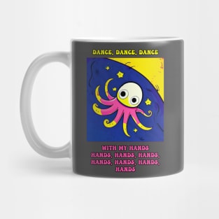 octopus hand dancer Mug